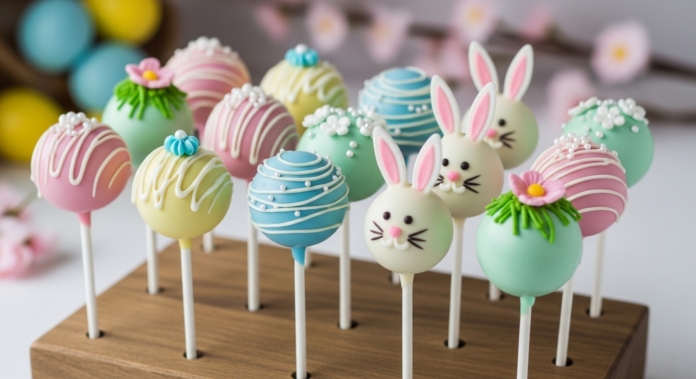 Vegan Easter Cake Pops: A Healthier Holiday Treat