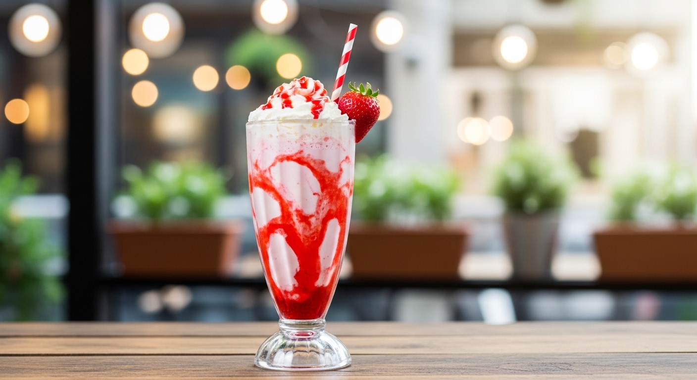 Vegan Strawberry Milkshake Dessert