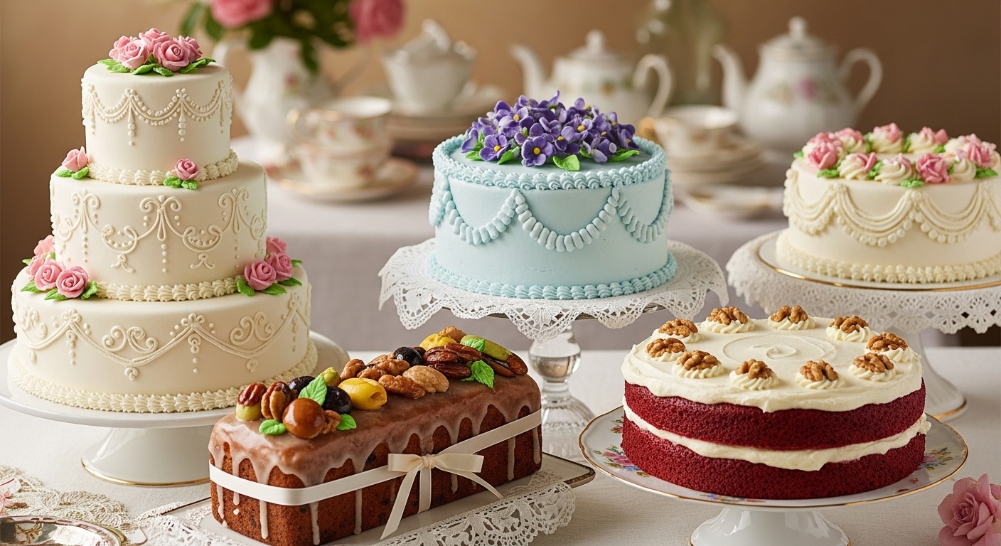 Vintage Cakes: Classic Recipes Reimagined with a Modern Twist