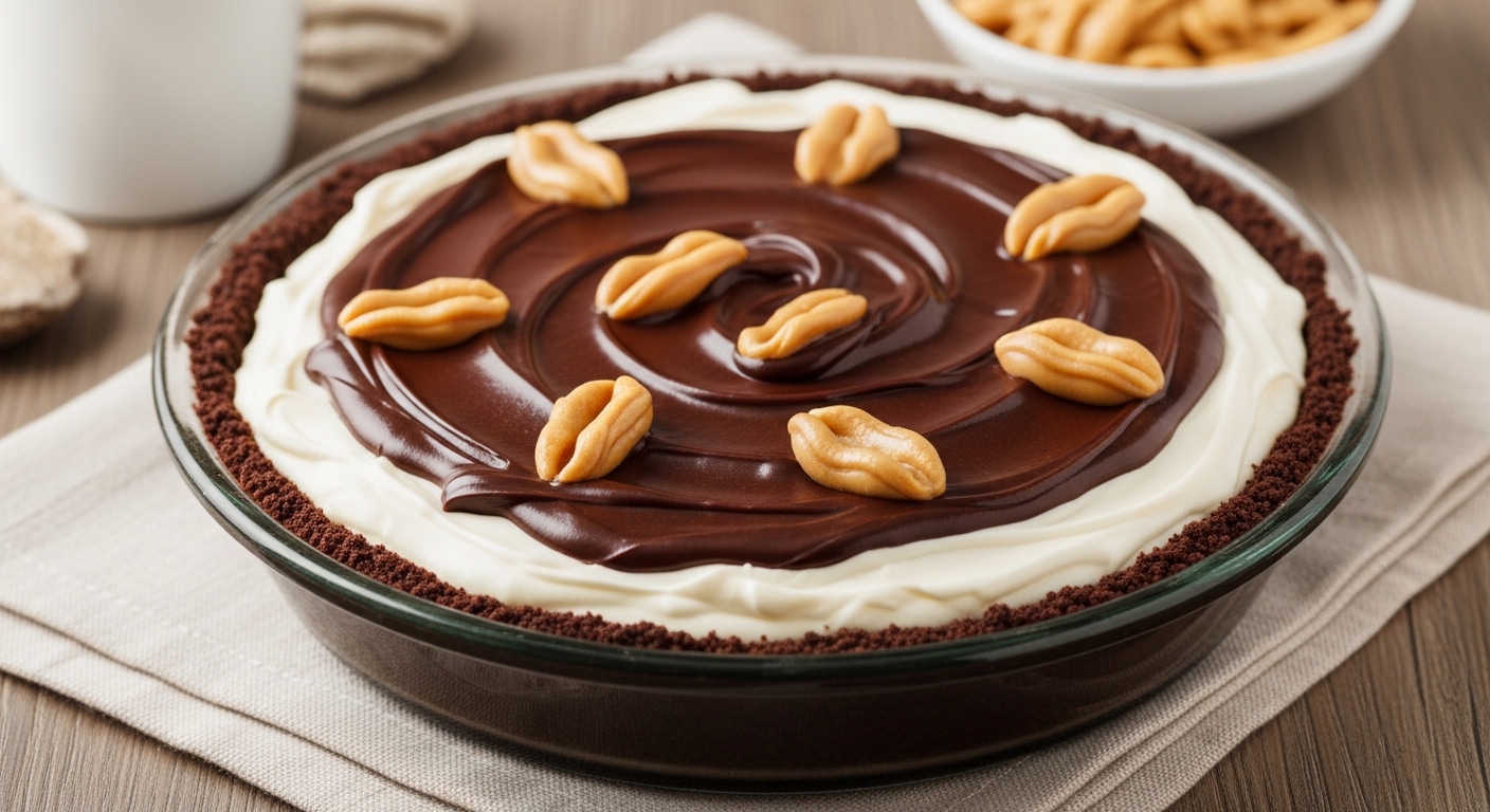 Creamy Chocolate Peanut Butter Pie