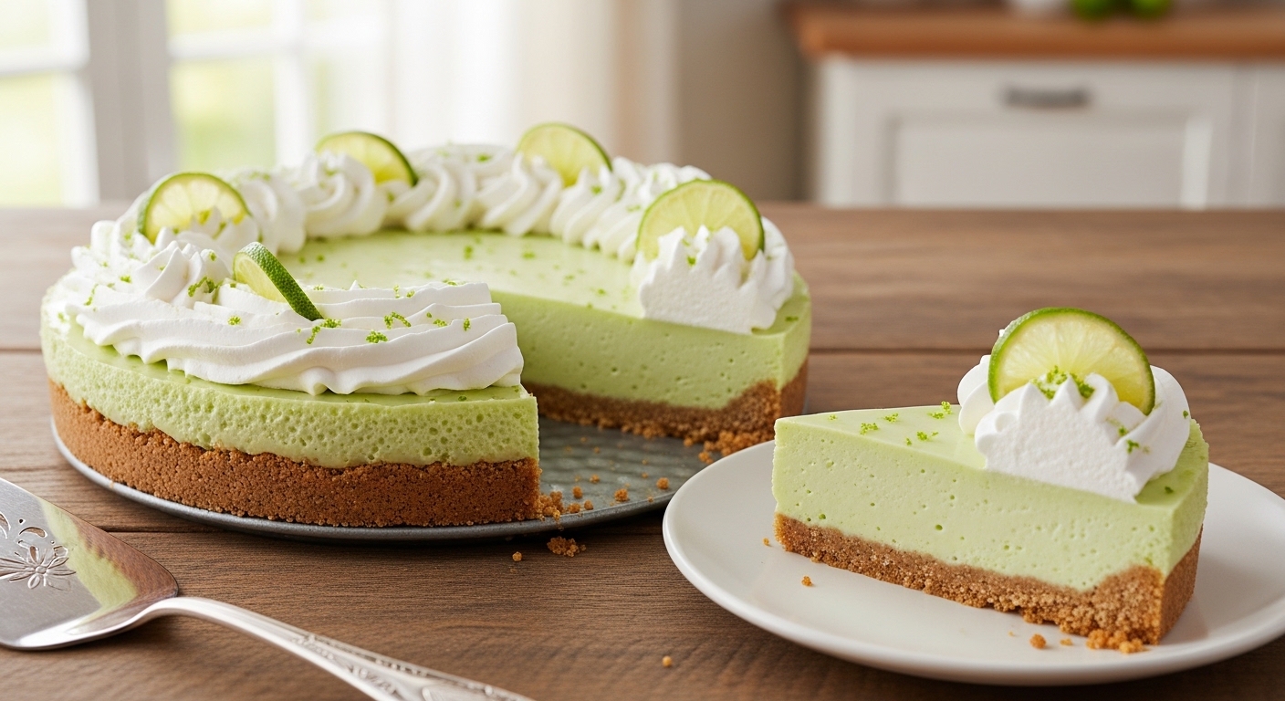 No-Bake Key Lime Pie for a Vibrant Vegan Treat
