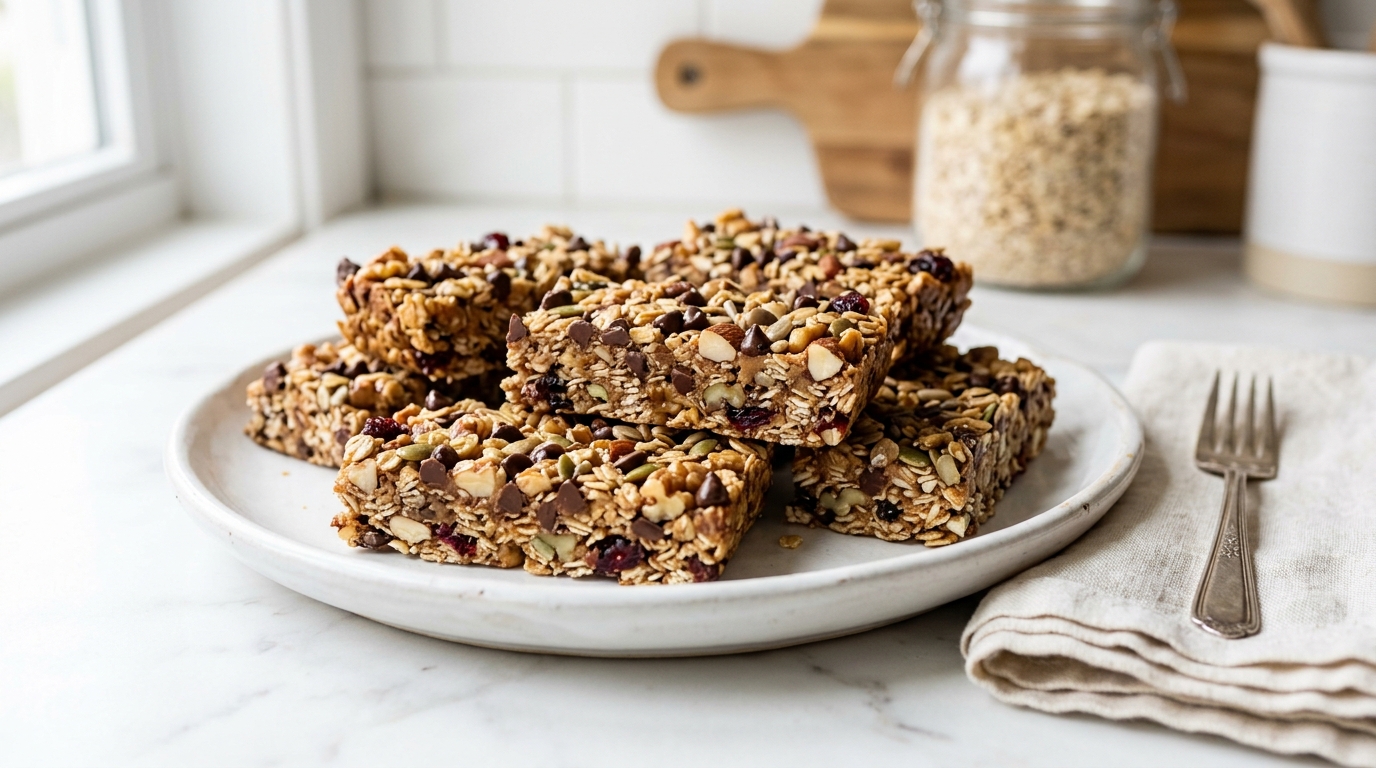 No-Bake Granola Bars: A Crispy, Creamy Treat for Busy Days