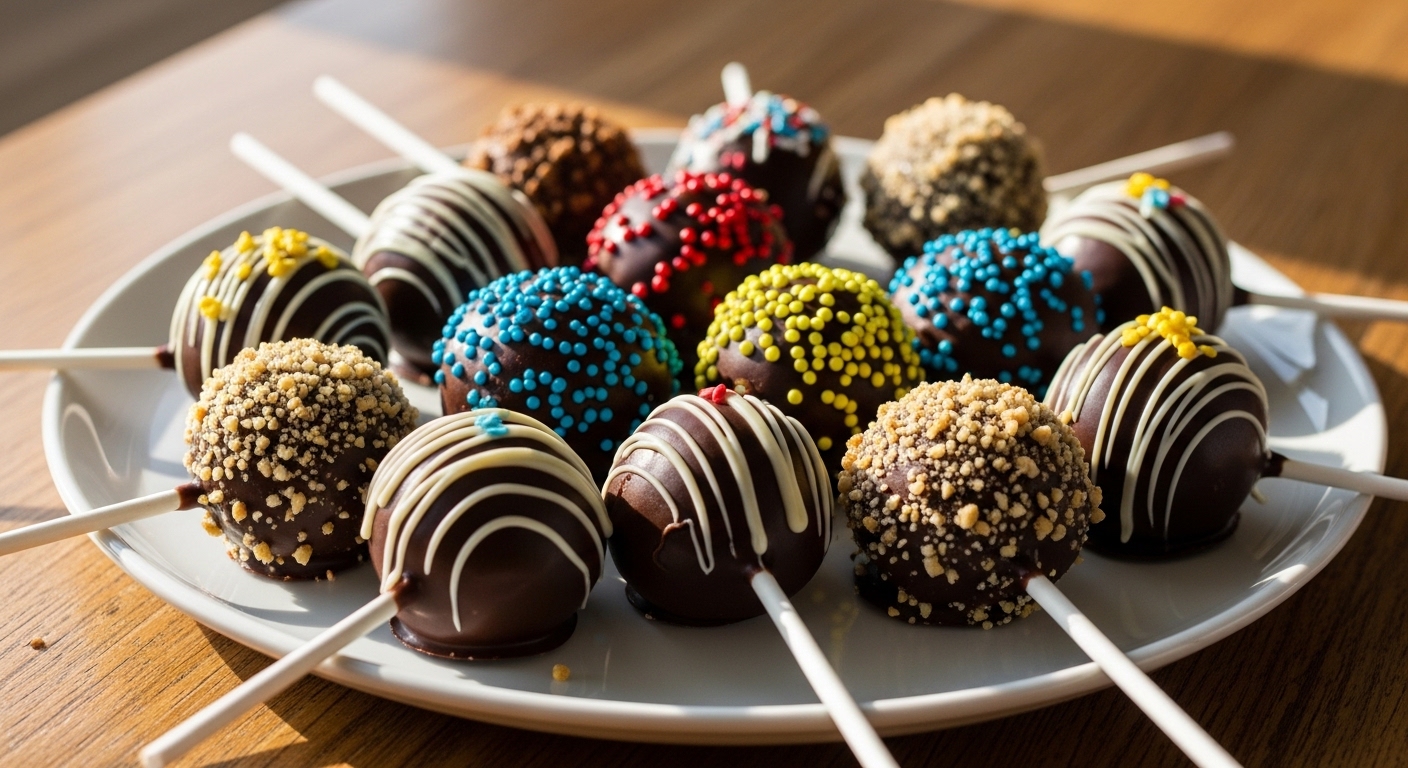 Decadent Chocolate Cake Pops: Creamy, Fluffy, and Melt-in-Your-Mouth