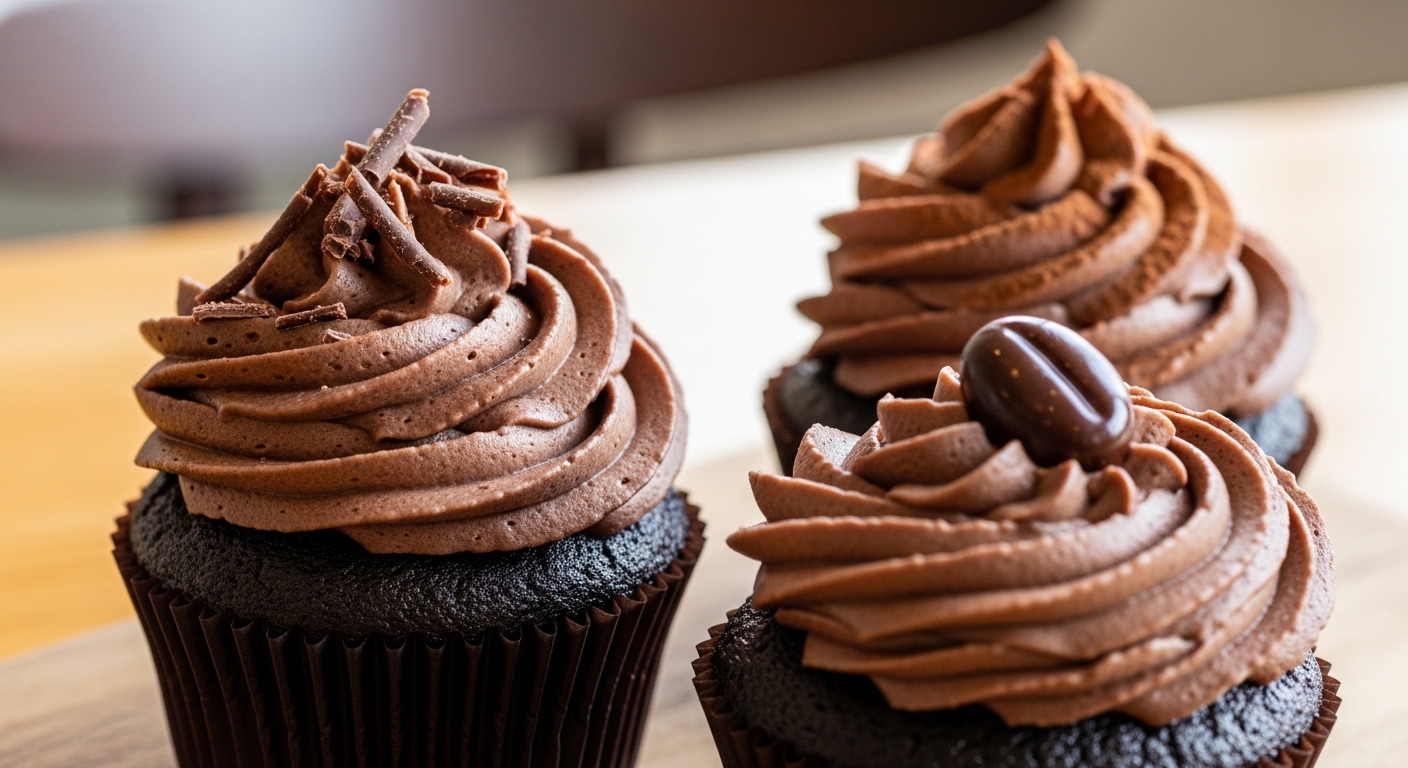 Easter Chocolate Cupcakes with Creamy Centers