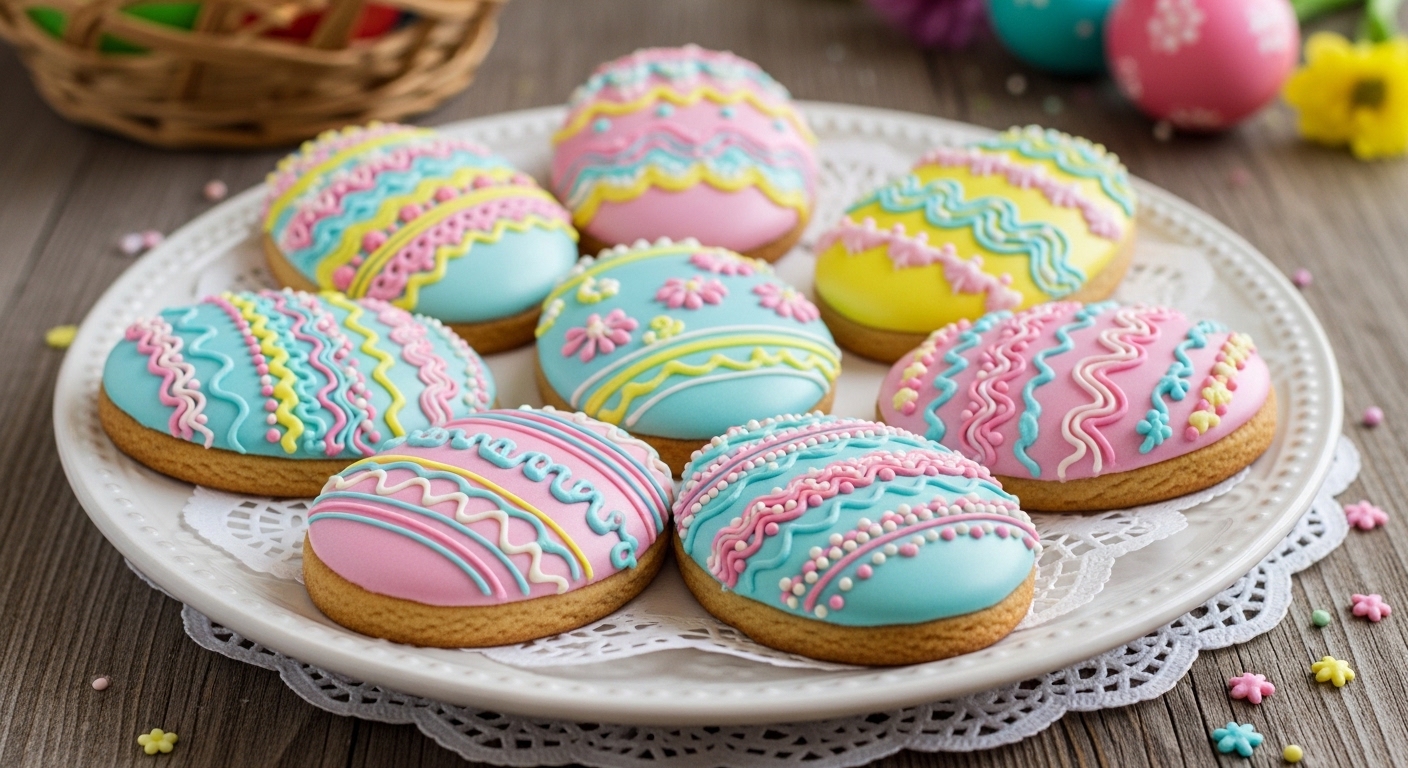 Easter Egg Cookies for Spring Holiday Treats