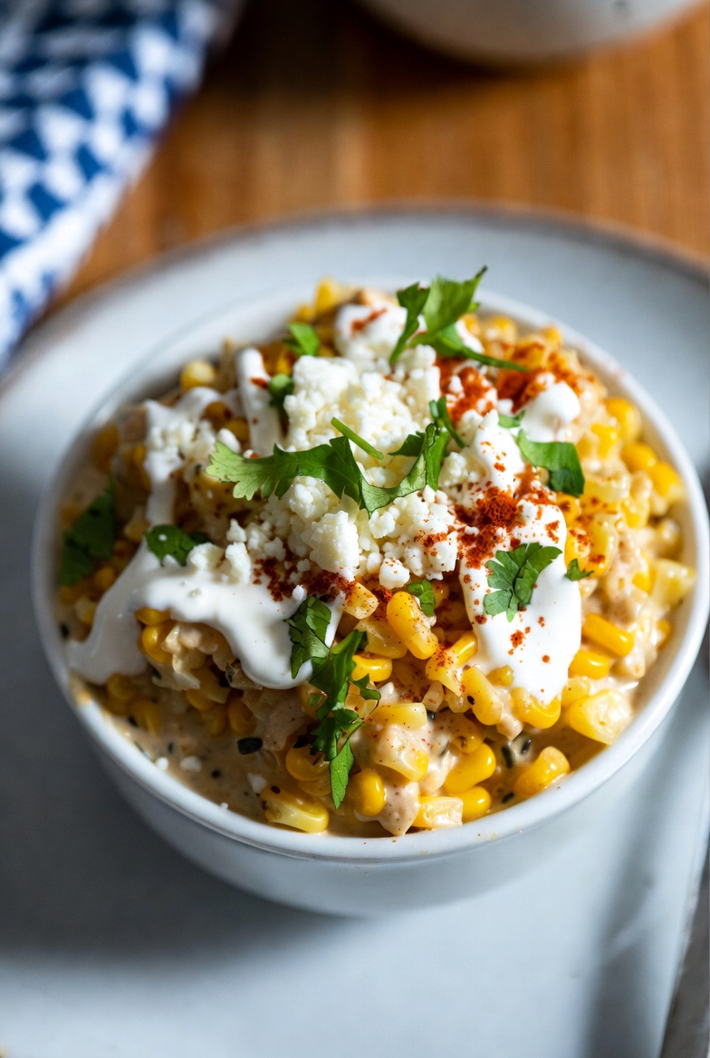 The Streetwise Standard: Hot Corn & Cotija Cheese Dip (Esquites)