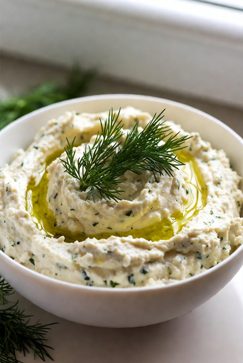 Creamy Dreamy Whipped Cottage Cheese & Herbs