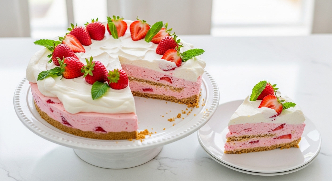 Strawberry Icebox Bars: A Creamy Treat for Summer