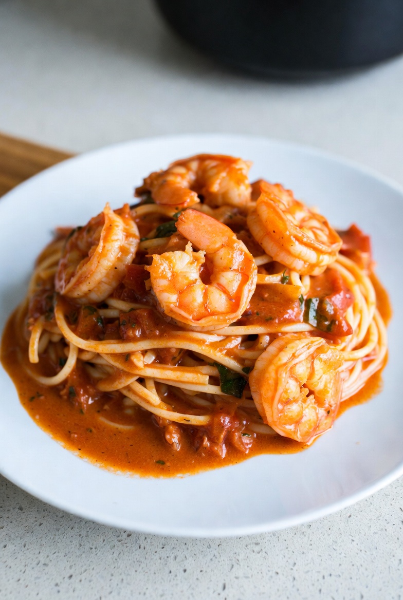One-Pot Tuscan Shrimp Pasta