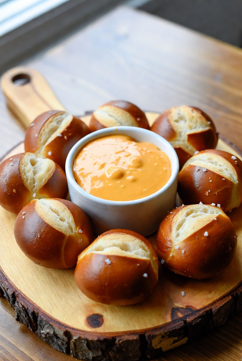 The Master Draft: Soft Pretzel Bites with Beer Cheese Dip