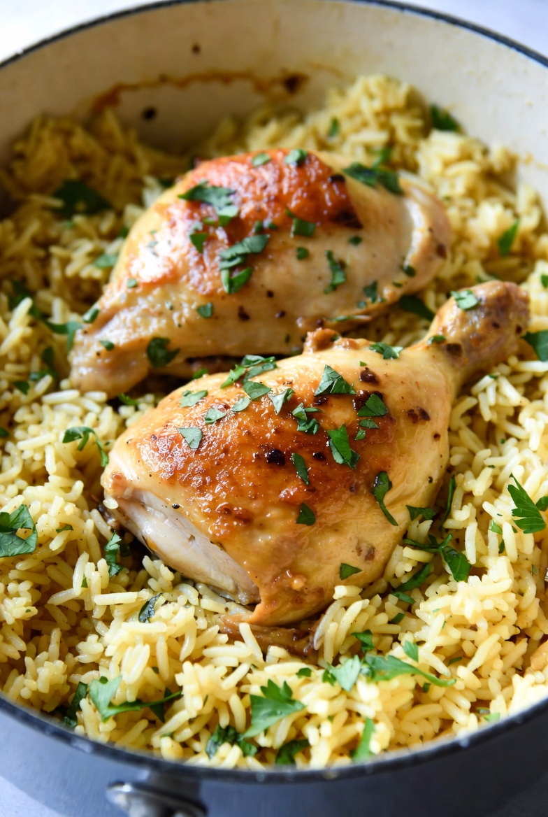 Incredible One-Pot Lemon Butter Chicken and Rice (50 characters)