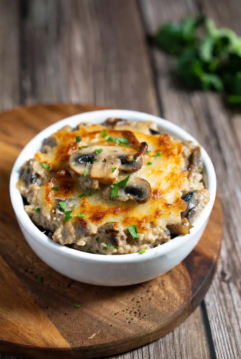 The Mycological Standard: Cheesy Mushroom & Garlic Dip