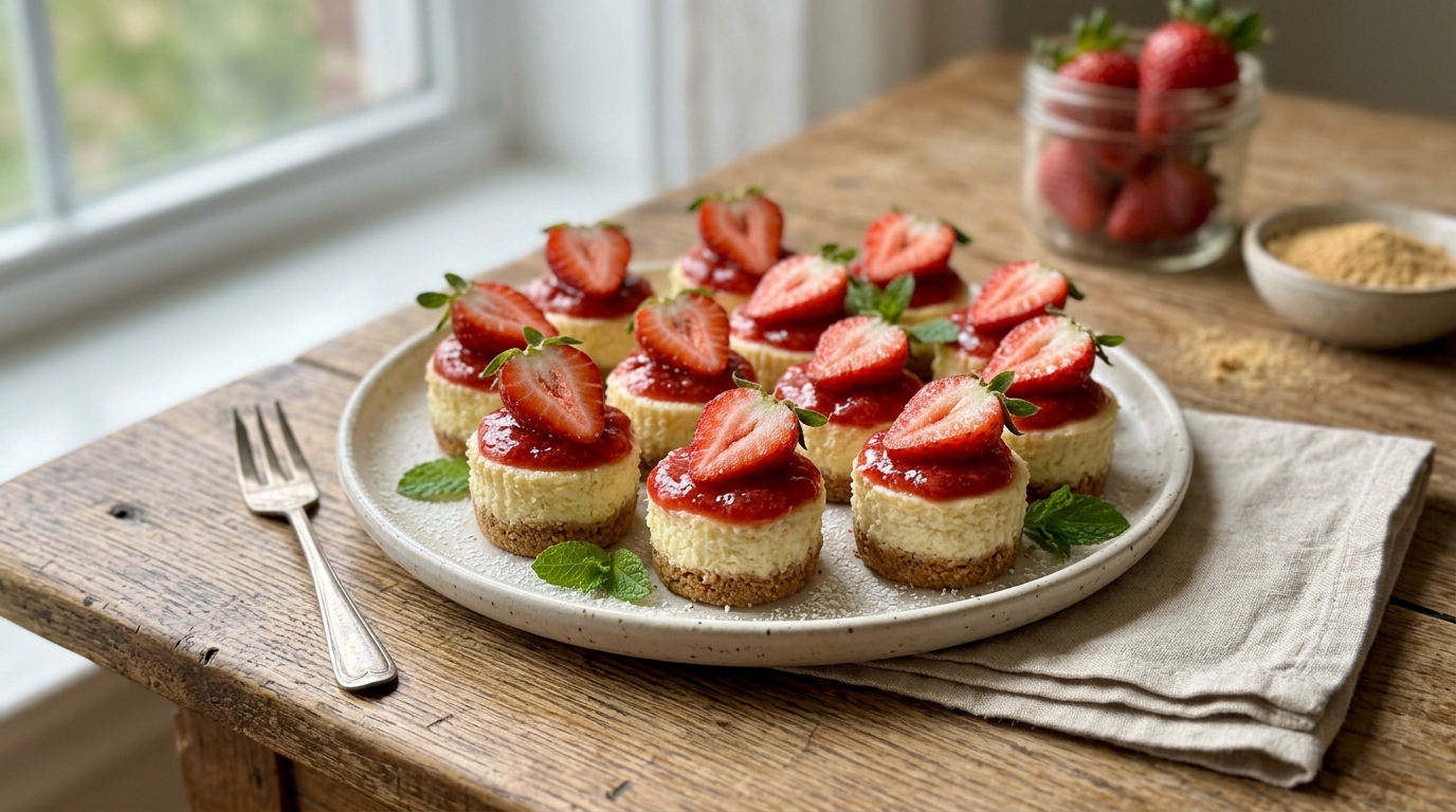 Strawberry Cheesecake Bites Recipe