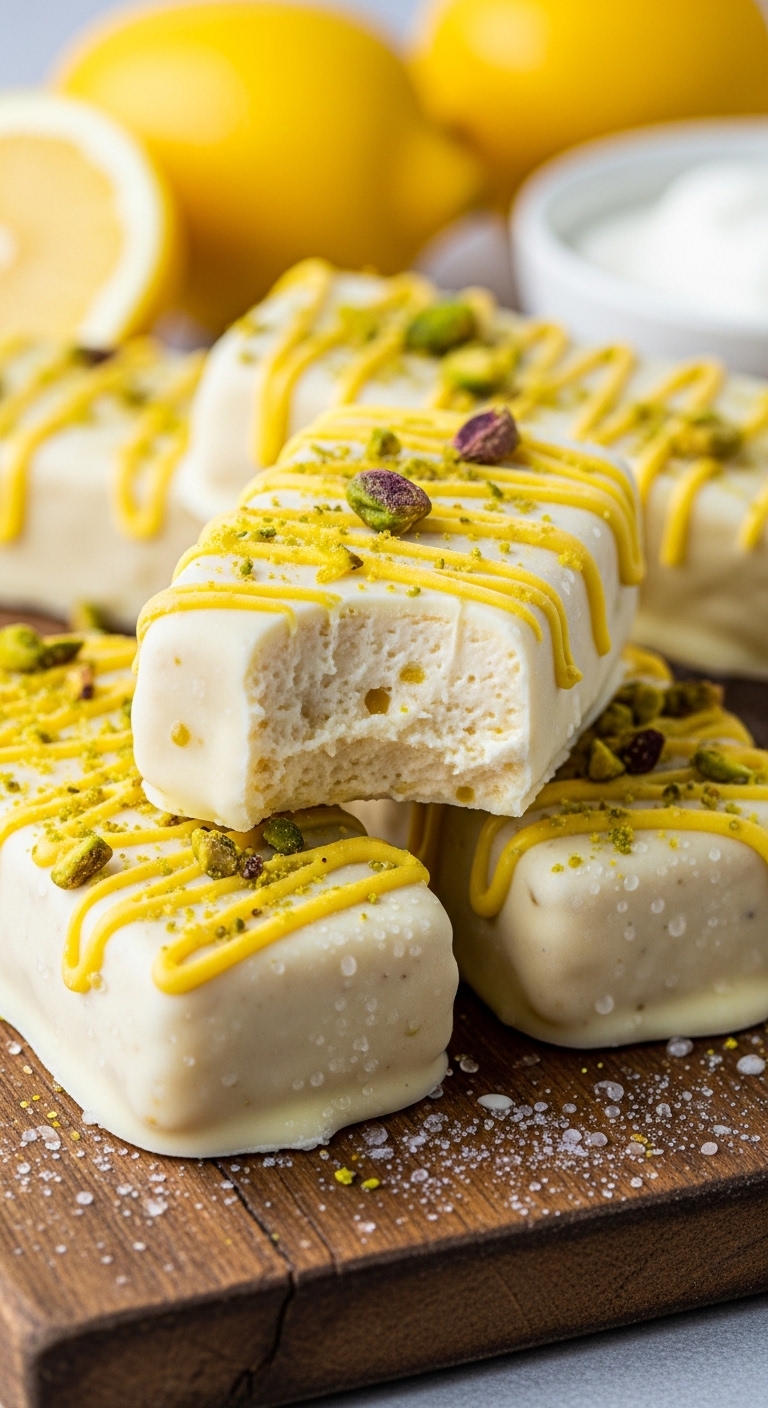 Lemon Yogurt Frozen Bars – Refreshing & Healthy in 20 Min