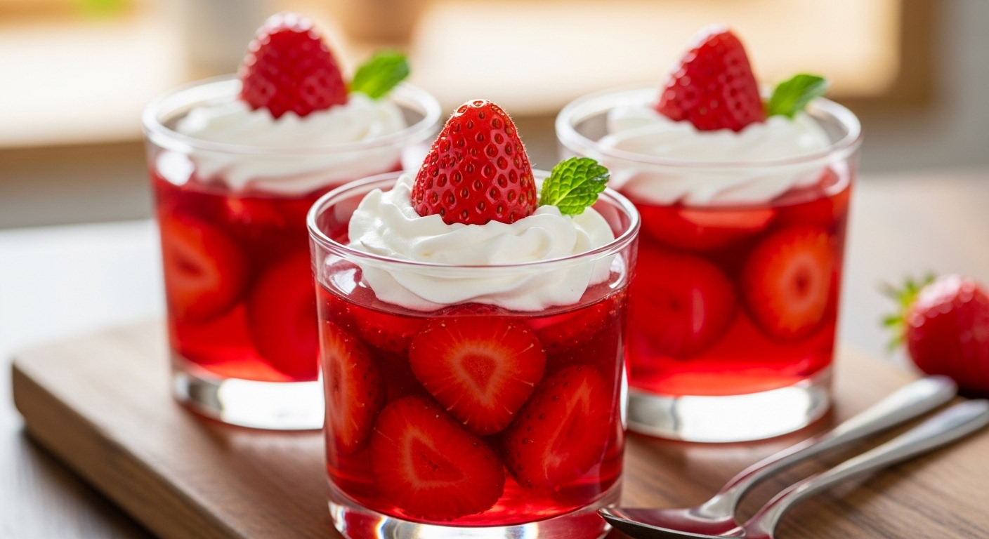 Strawberry Jelly Cups: Easy No-Bake Dessert Guide