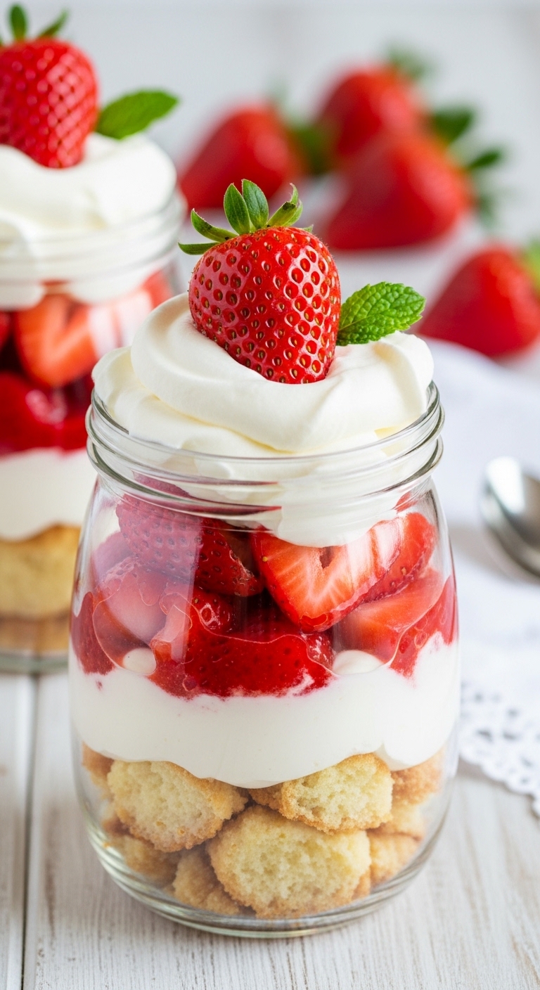 🍓 5 Easy Strawberry Shortcake Trifles You’ll Love