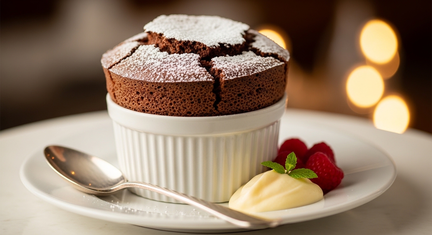 Rich and Fluffy Chocolate Soufflé Recipe for Dessert Lovers