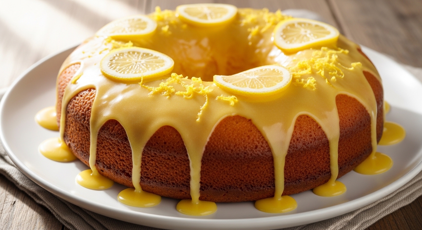 Lemon Glazed Cake: A Zesty and Fluffy Dessert Delight