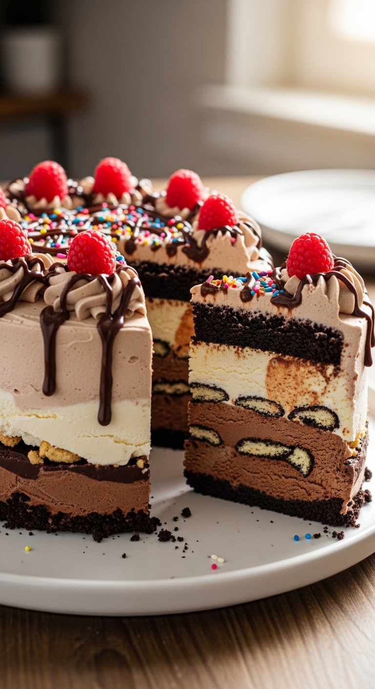 Ice Cream Cake (Creamy, Cold & Celebration-Worthy Dessert)