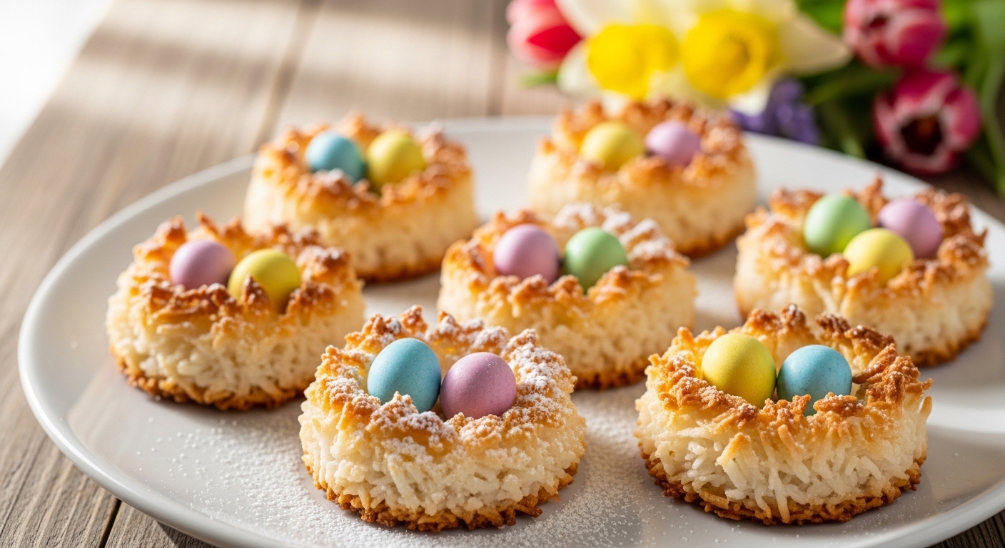 Easter Coconut Nest Cookies (Cute, Chewy & Festive Treats)