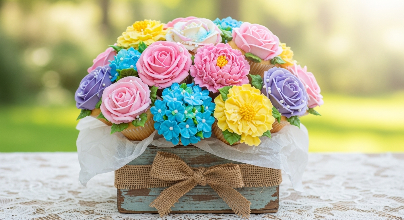Cupcake Bouquets (Beautiful, Edible & Perfect for Gifting)