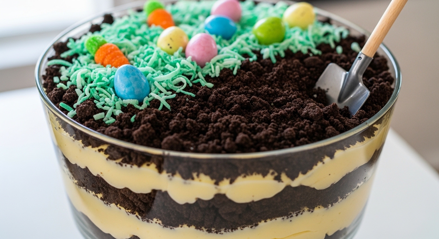 Viral Easter Dirt Cake (Fun, Creamy & Kid-Friendly Dessert)