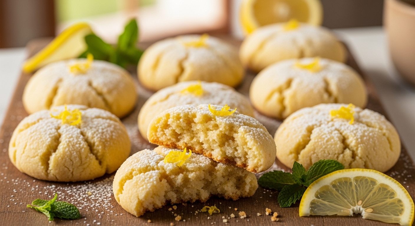 Lemon Butter Cookies – Soft, Buttery & Melt-in-Your-Mouth