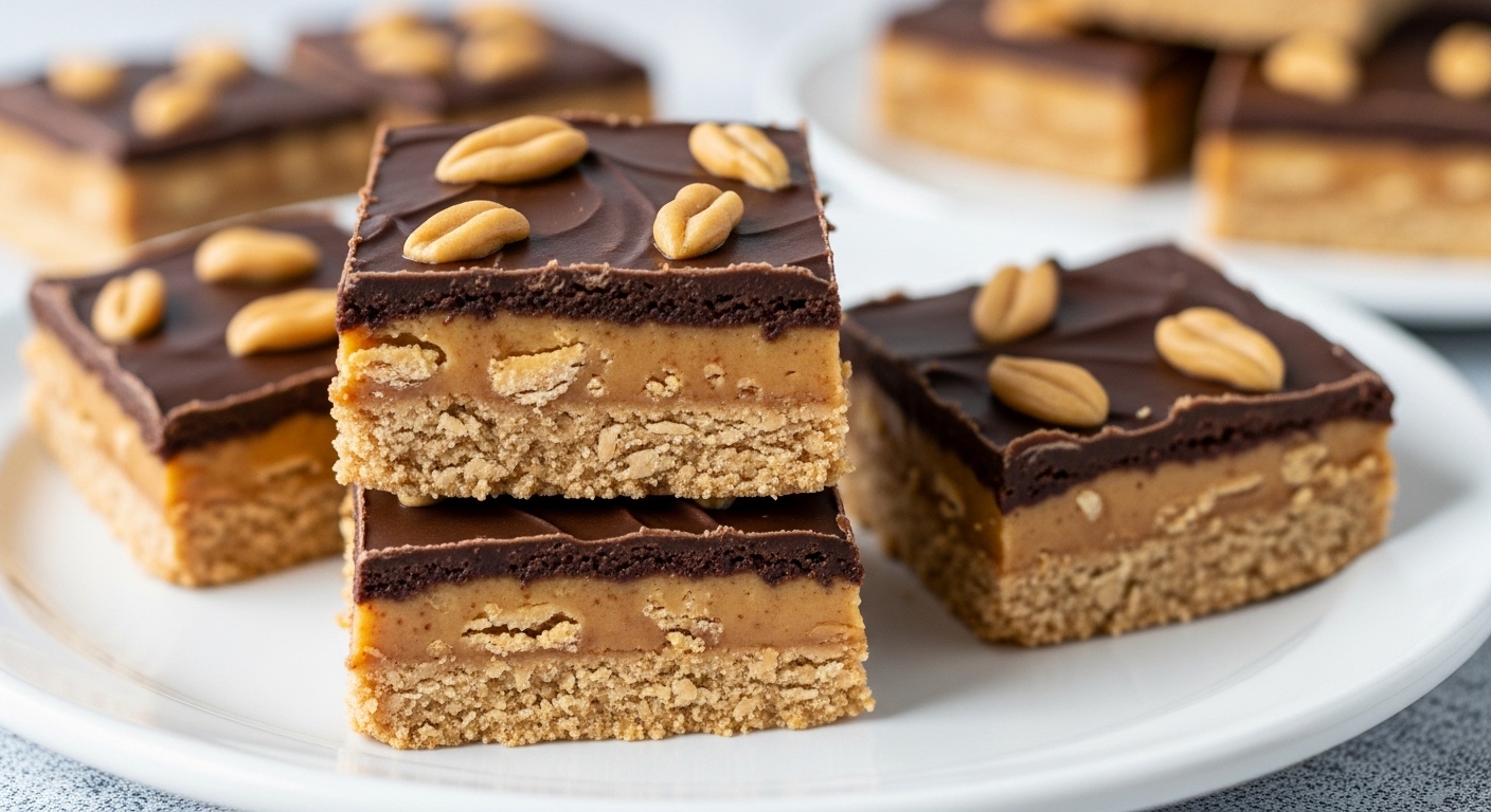 Chocolate Peanut Butter Bars (Rich, No-Bake & Irresistibly Creamy)