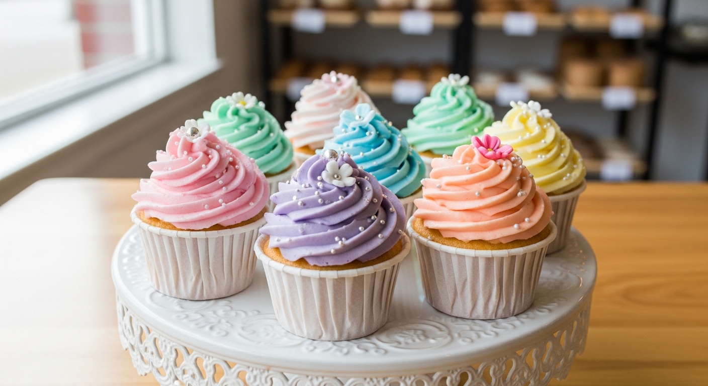 Pastel Cupcakes – Soft, Colorful & Perfect for Aesthetic Desserts