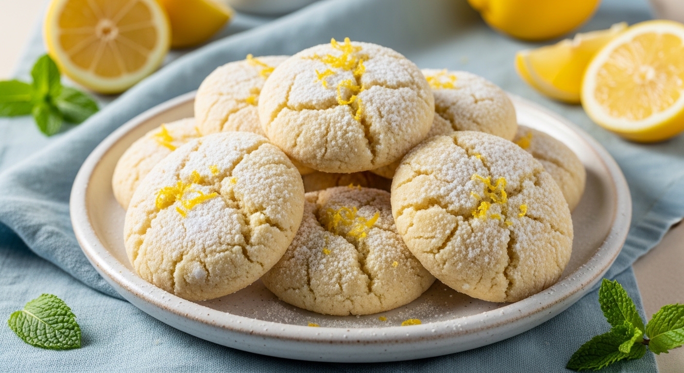Lemon Sugar Cookies in 25 Minutes – Soft, Sweet & Zesty