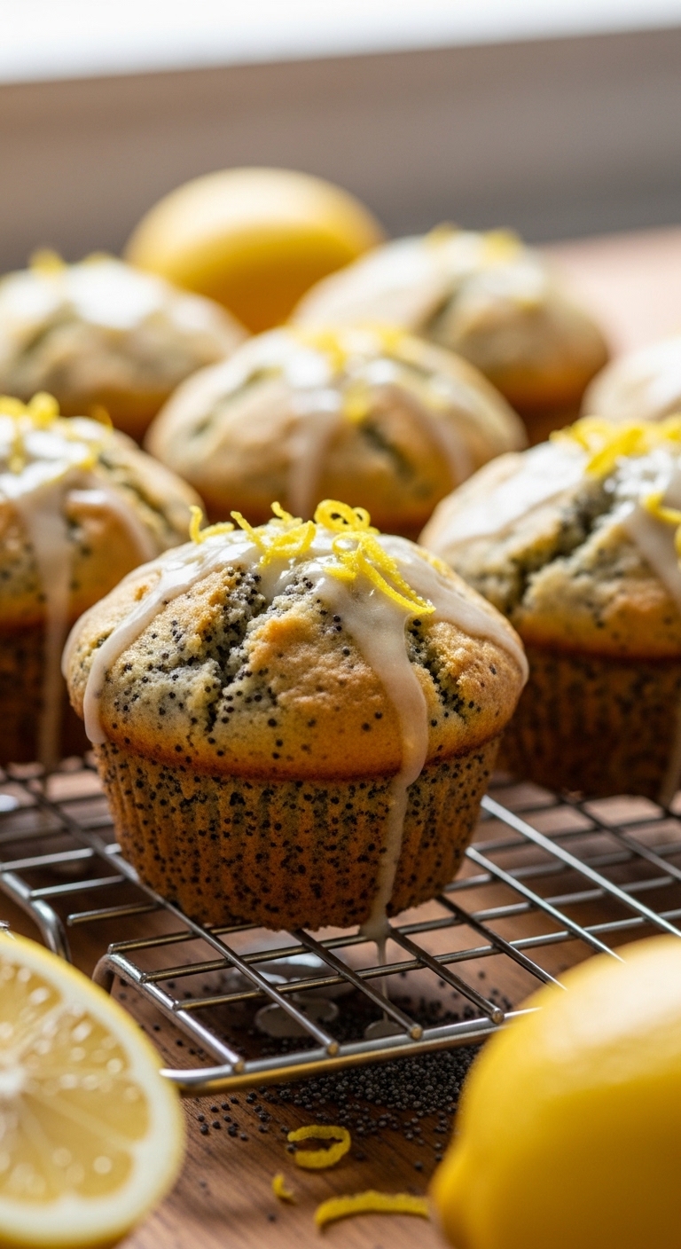 Lemon Poppy Seed Muffins in 30 Minutes – Soft, Zesty & Bakery-Style