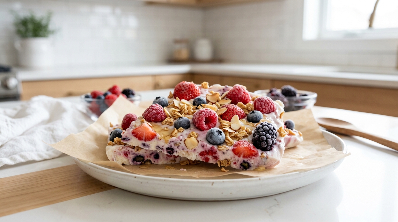 Berry Frozen Yogurt Bark – A Refreshing and Easy Frozen Treat