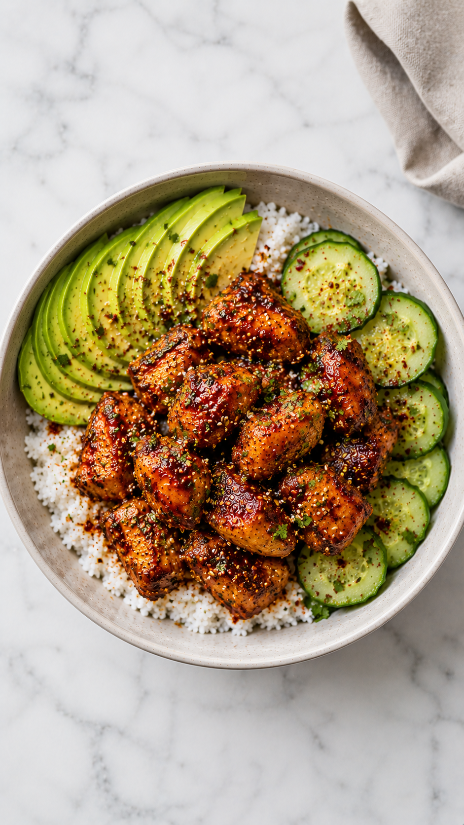 Hot Honey Chicken Bowl Recipe