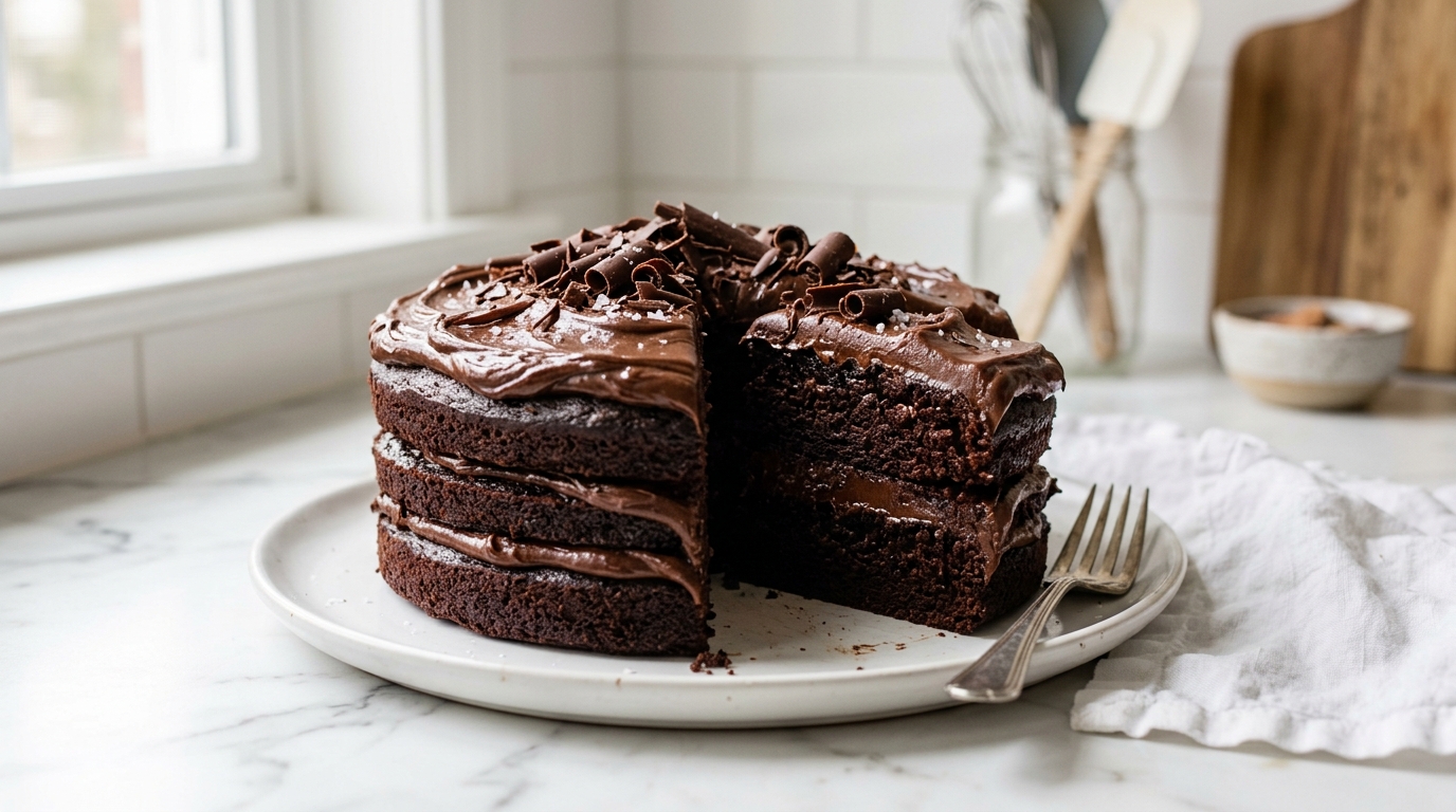Chocolate Fudge Cake – Rich, Moist & Deeply Chocolatey