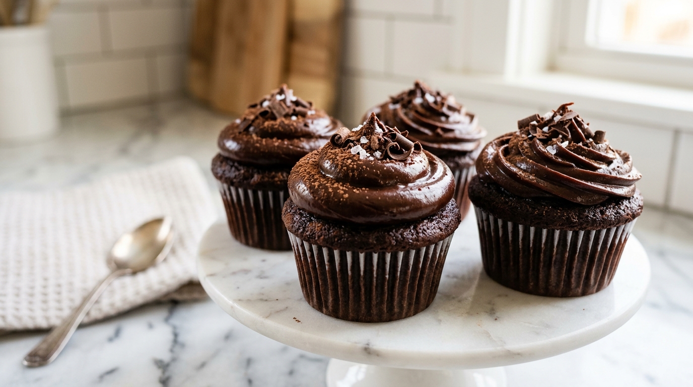 Rich Chocolate Ganache Cupcakes – Moist, Decadent & Perfectly Indulgent