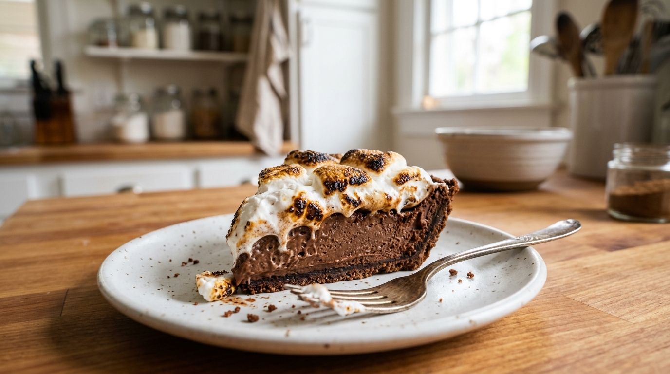 Chocolate Marshmallow Pie – Rich, Gooey & Decadently Irresistible