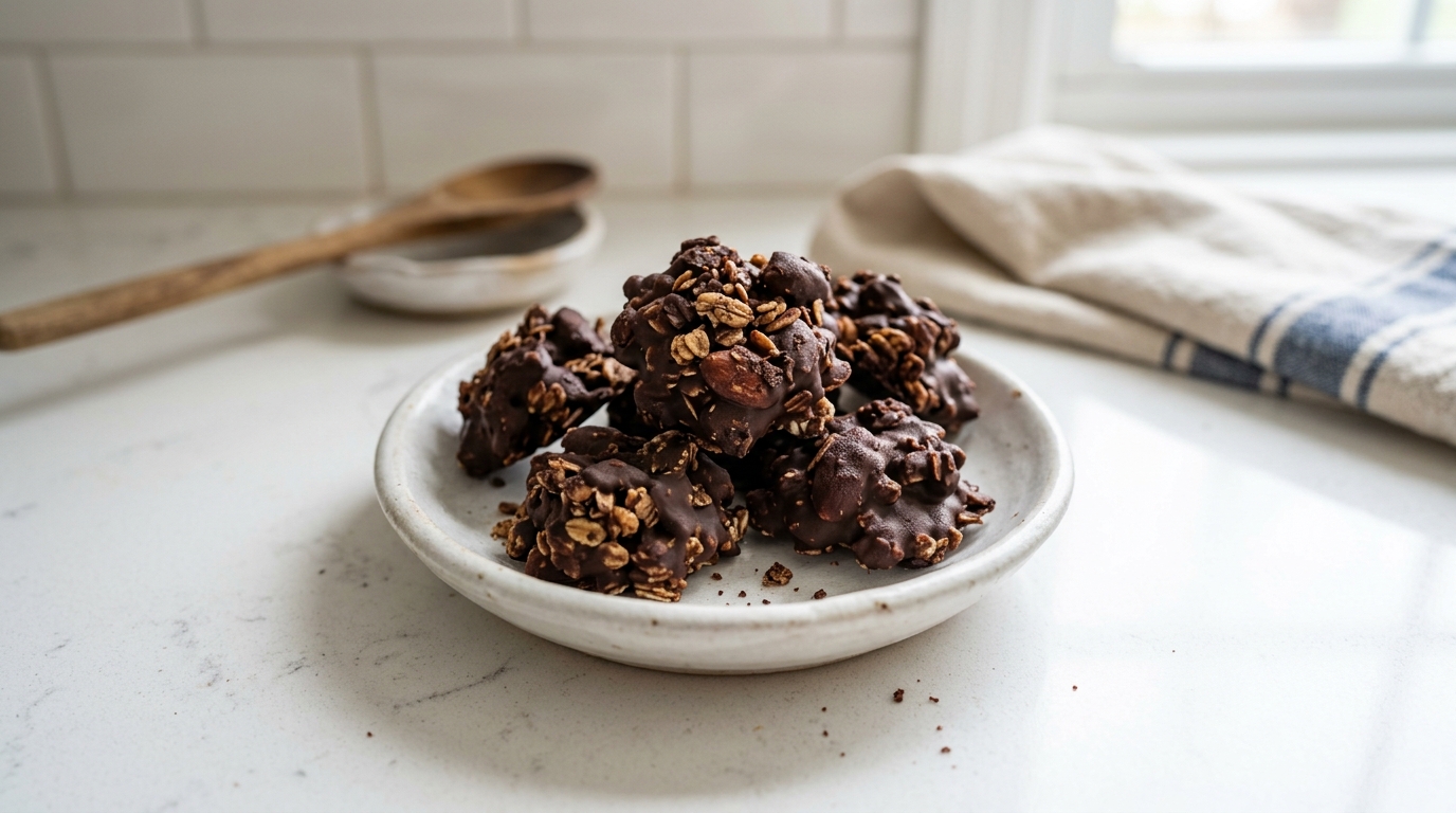 Dark Chocolate Yogurt Clusters – Crunchy, Creamy & Irresistibly Delicious