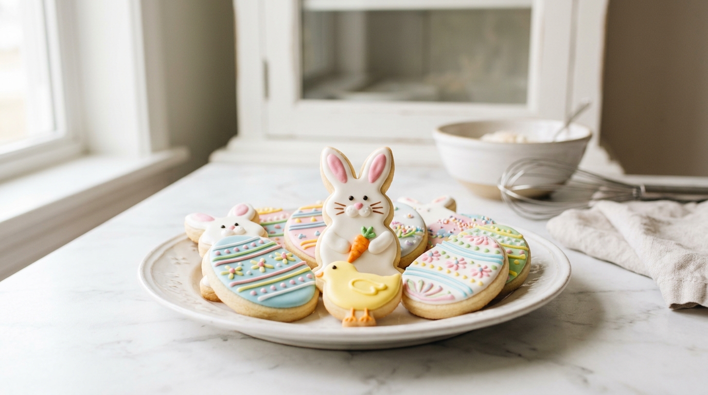 Soft Easter Vanilla Cookies – Buttery, Tender & Perfect for Spring Celebrations