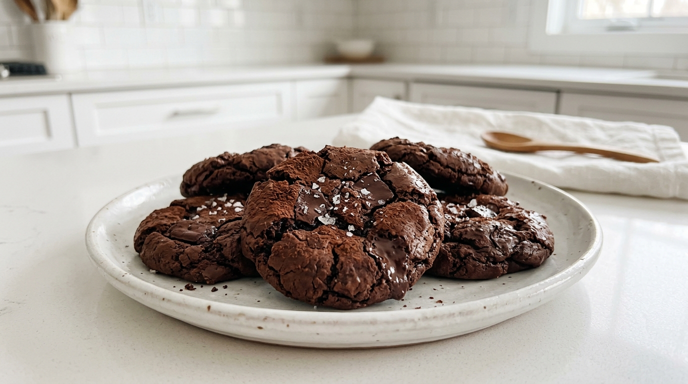 Fudgy Chocolate Fudge Cookies – Rich, Chewy & Loaded with Chocolate Flavor