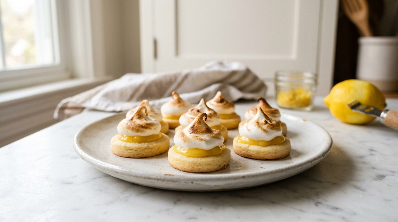 Lemon Meringue Cookies – Light, Crispy & Full of Citrus Flavor