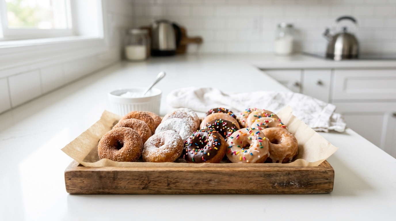 Mini Donuts – Soft, Sweet & Perfect Bite-Sized Treats