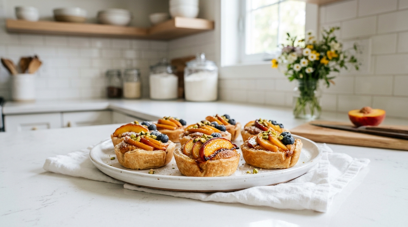 Mini Peach Tartlets – Buttery, Elegant & Filled with Sweet Peach Flavor