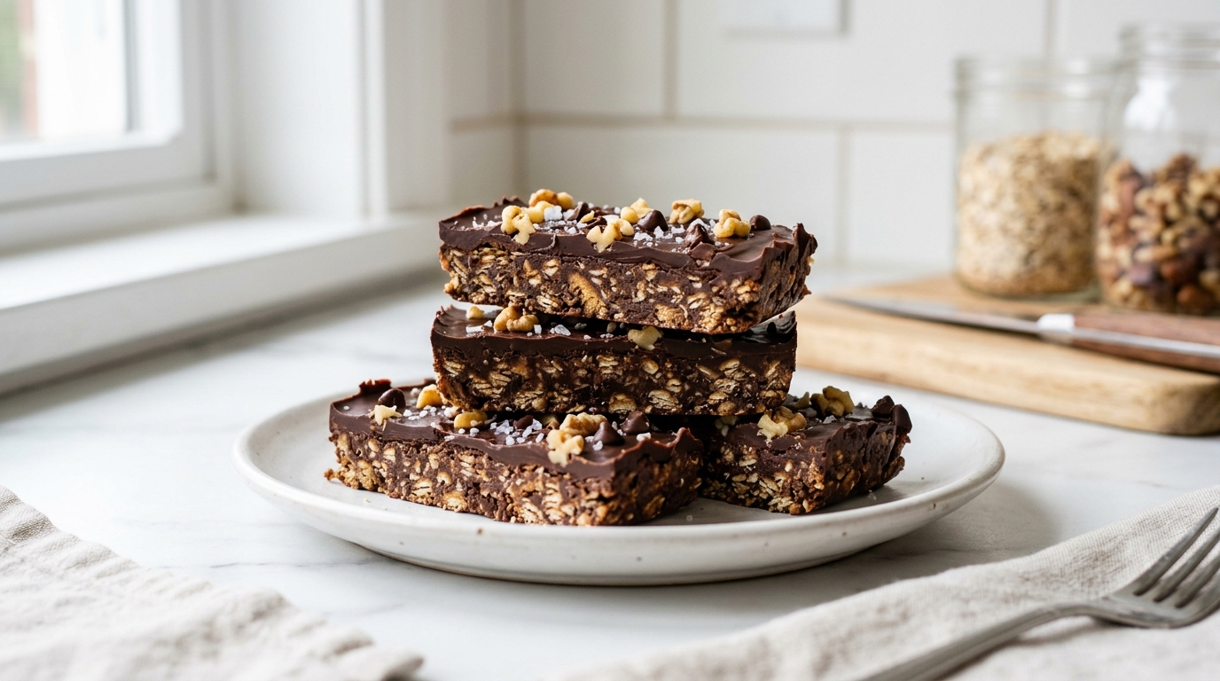 Easy No-Bake Chocolate Bars – Rich, Quick & Perfect for Chocolate Lovers
