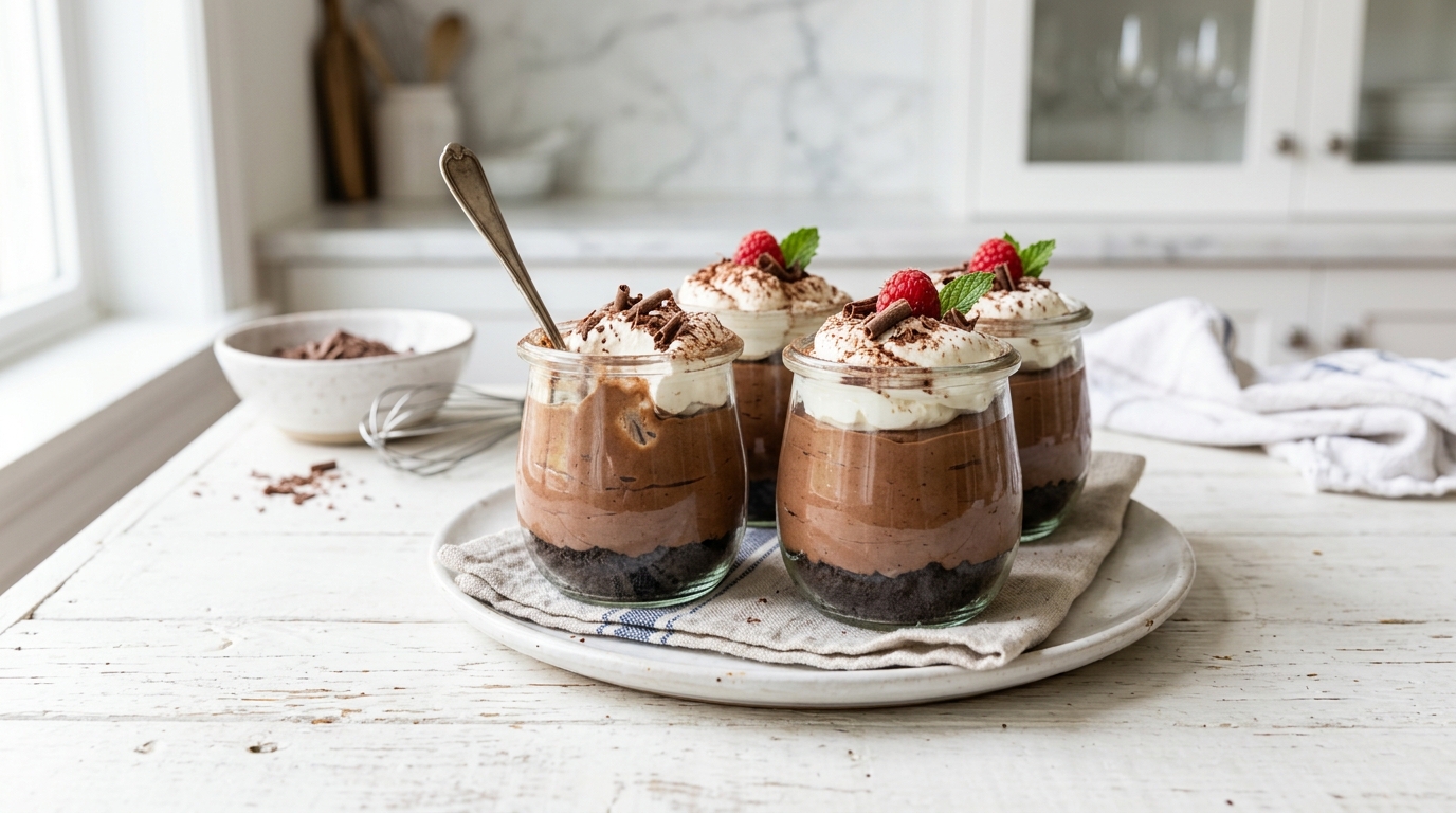 No-Bake Chocolate Cheesecake Cups – Rich, Creamy & Perfectly Indulgent