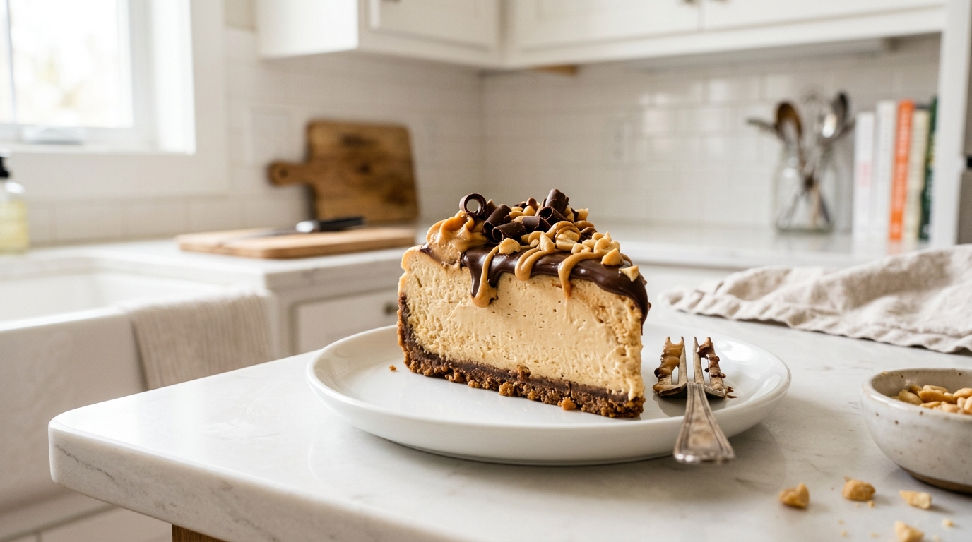 No-Bake Peanut Butter Cheesecake – Creamy, Rich & Perfectly Indulgent