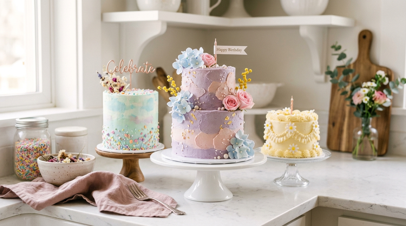Dreamy Pastel Birthday Cakes – Soft, Elegant & Perfectly Aesthetic Celebration Cakes