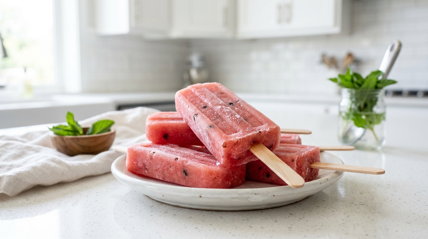 Refreshing Watermelon Popsicles – Juicy, Cooling & Perfect for Summer