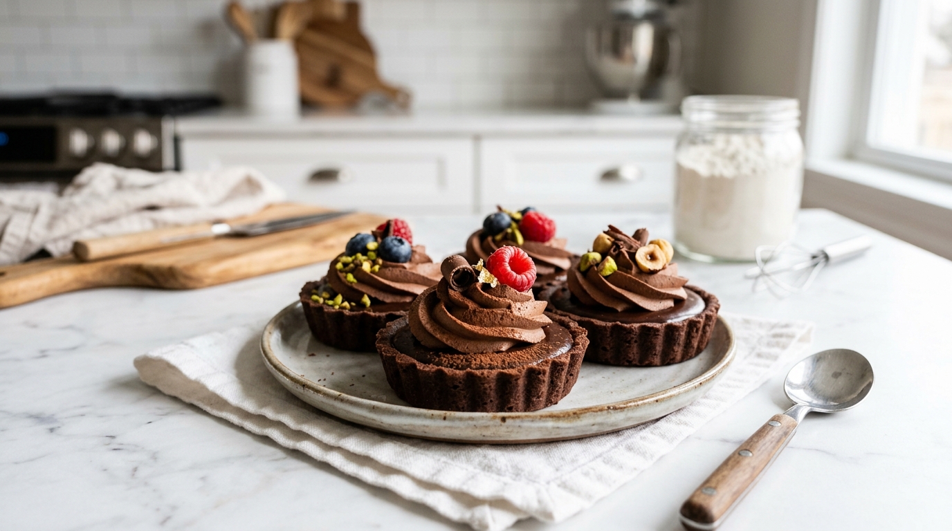 Chocolate Cream Tartlets – Elegant, Rich & Perfectly Indulgent