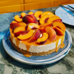 No-Bake Peaches and Cream Cheesecake Recipe