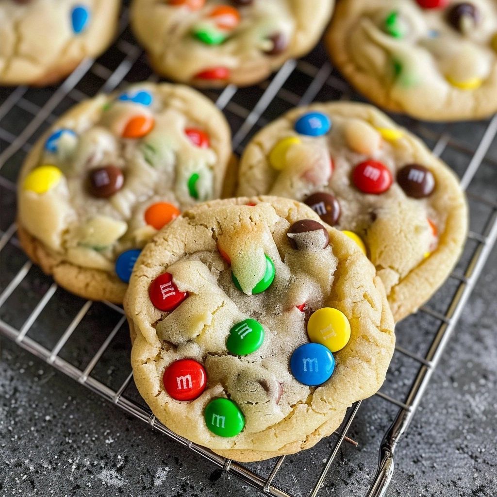 Mini M&M School Cookies